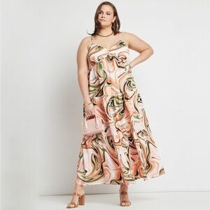 Eloquii Trapeze Maxi Dress